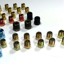 SAE Brake Line Fitting Kit for Inverted Flares on 3/16 and 1/4 Tube