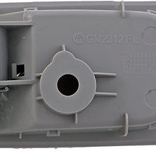 Dorman 81826 Front Driver Side Interior Door Handle for Select Buick Models, Gray and Chrome