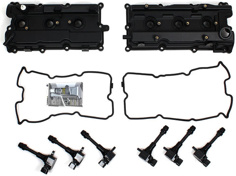 CNVG-D1273 Valve Cover, Valve Cover Gasket, Ignition Coil Set (RH & LH)