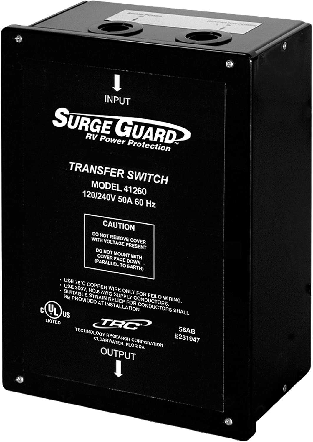 Surge Guard 41260 Automatic Transfer Switch - 50 Amp