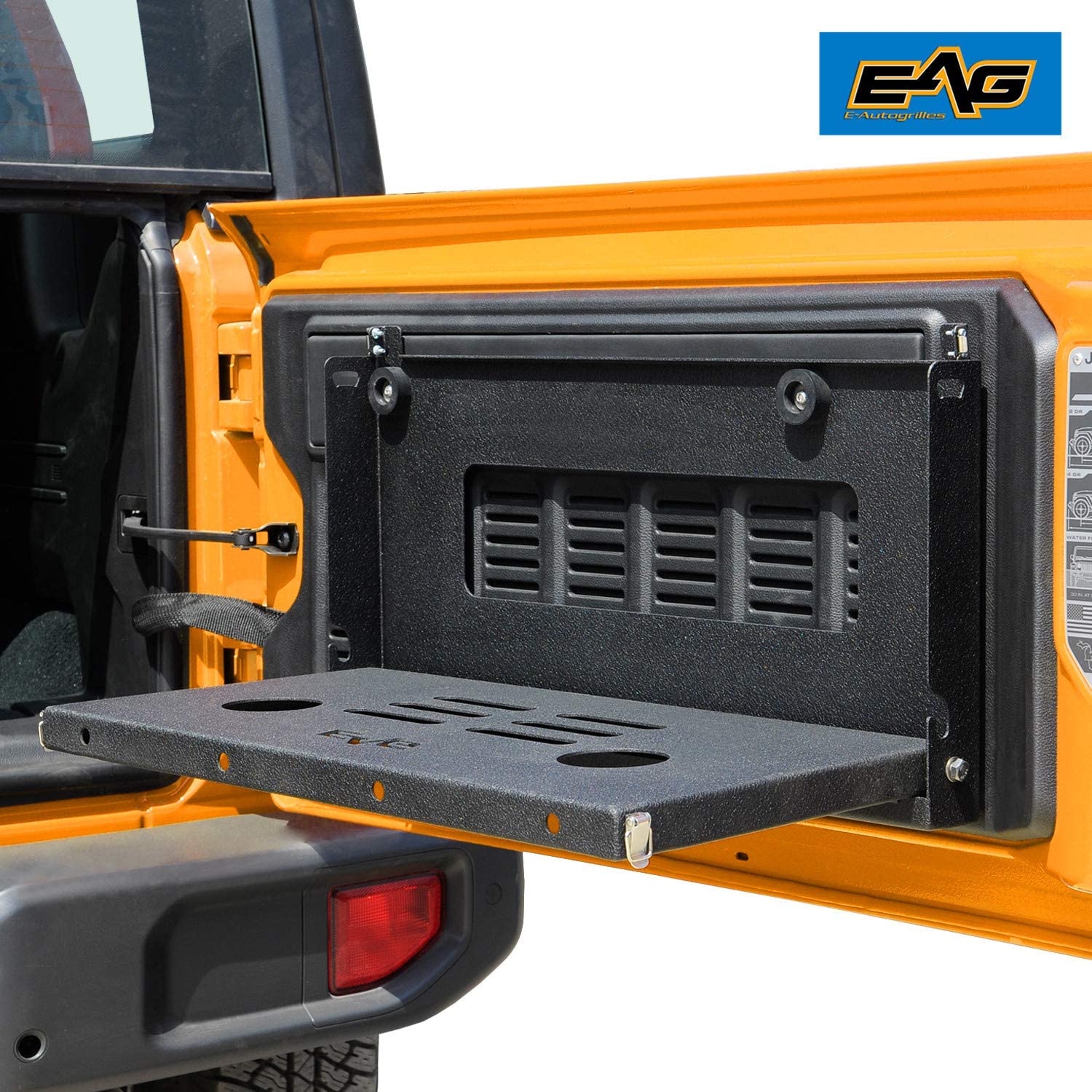 EAG Tailgate Table Foldable Cargo Shelf Fit for 2018-2020 Wrangler JL