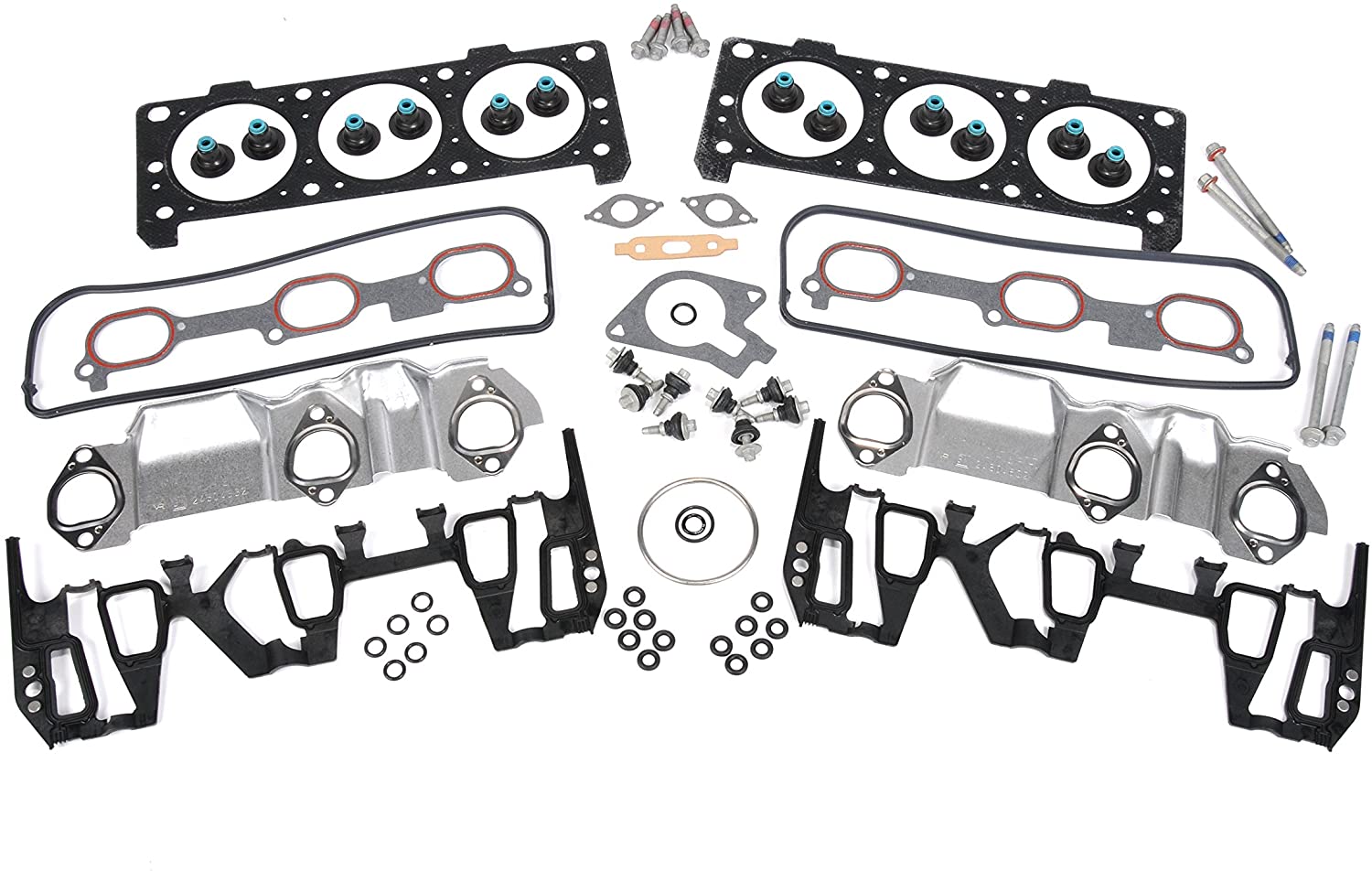 GM Genuine Parts HS002 Cylinder Head Gasket Kit with Gaskets, Seals and Bolts