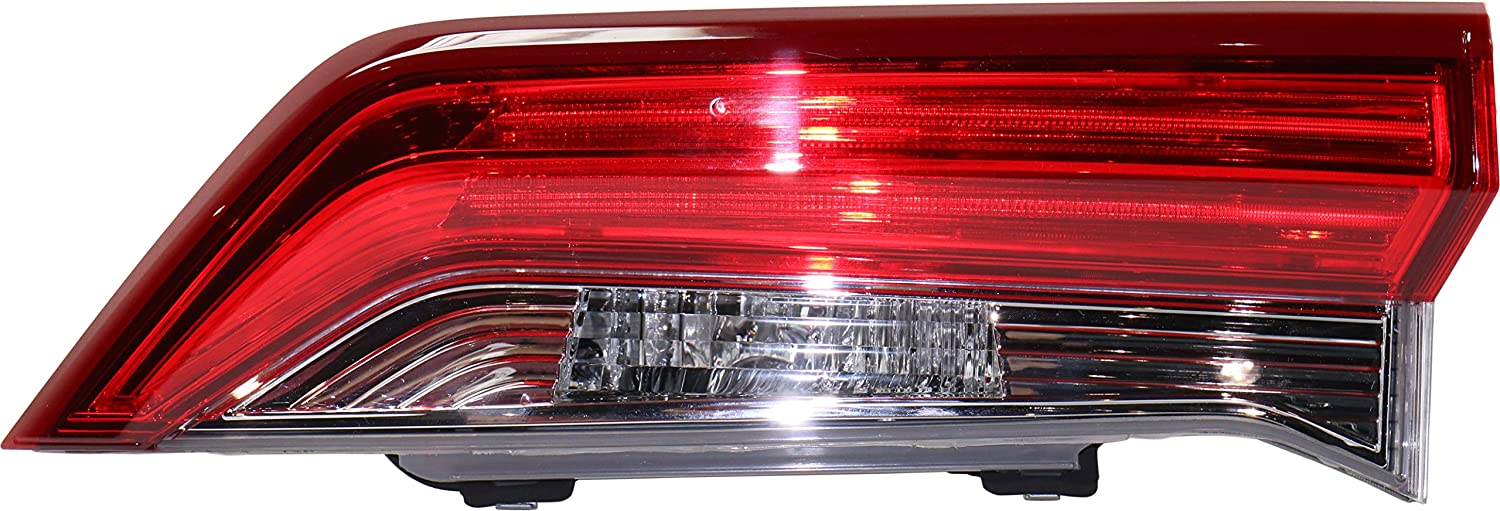 Tail Light Assembly Compatible with 2017-2019 Honda CR-V Clear & Red Lens CAPA Driver Side Inner