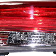Tail Light Assembly Compatible with 2017-2019 Honda CR-V Clear & Red Lens CAPA Driver Side Inner