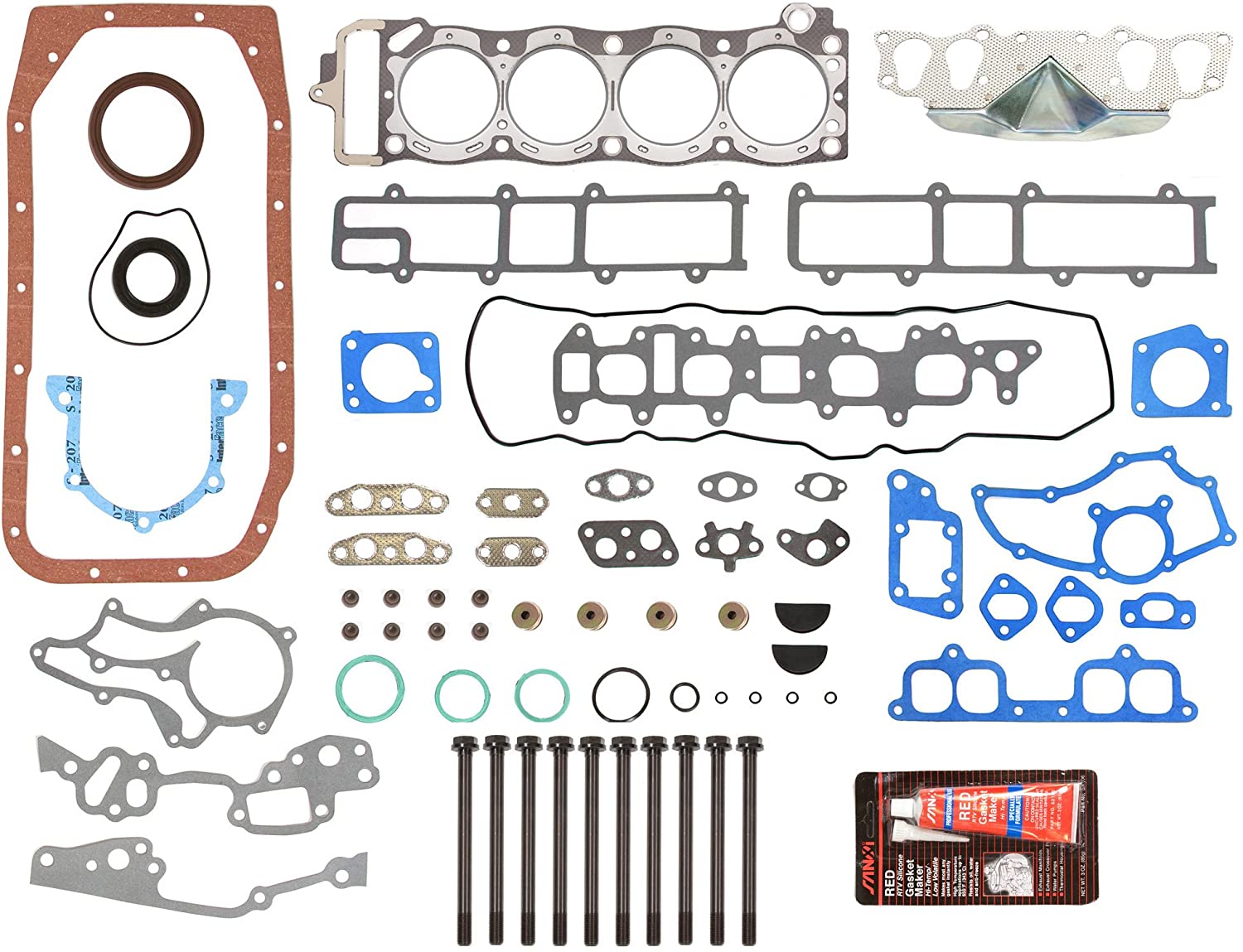 Evergreen FSHB2000-OS Full Gasket Set Head Bolt