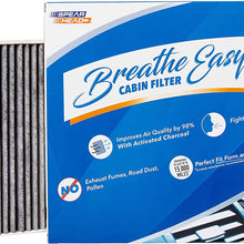 Spearhead Premium Breathe Easy Cabin Filter, Up to 25% Longer Life w/Activated Carbon (BE-161)