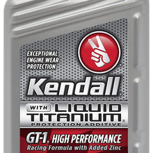 Kendall 527-7138 GT-1 High Performance SAE 20W-50 Motor Oil with Liquid Titanium - 1 Quart