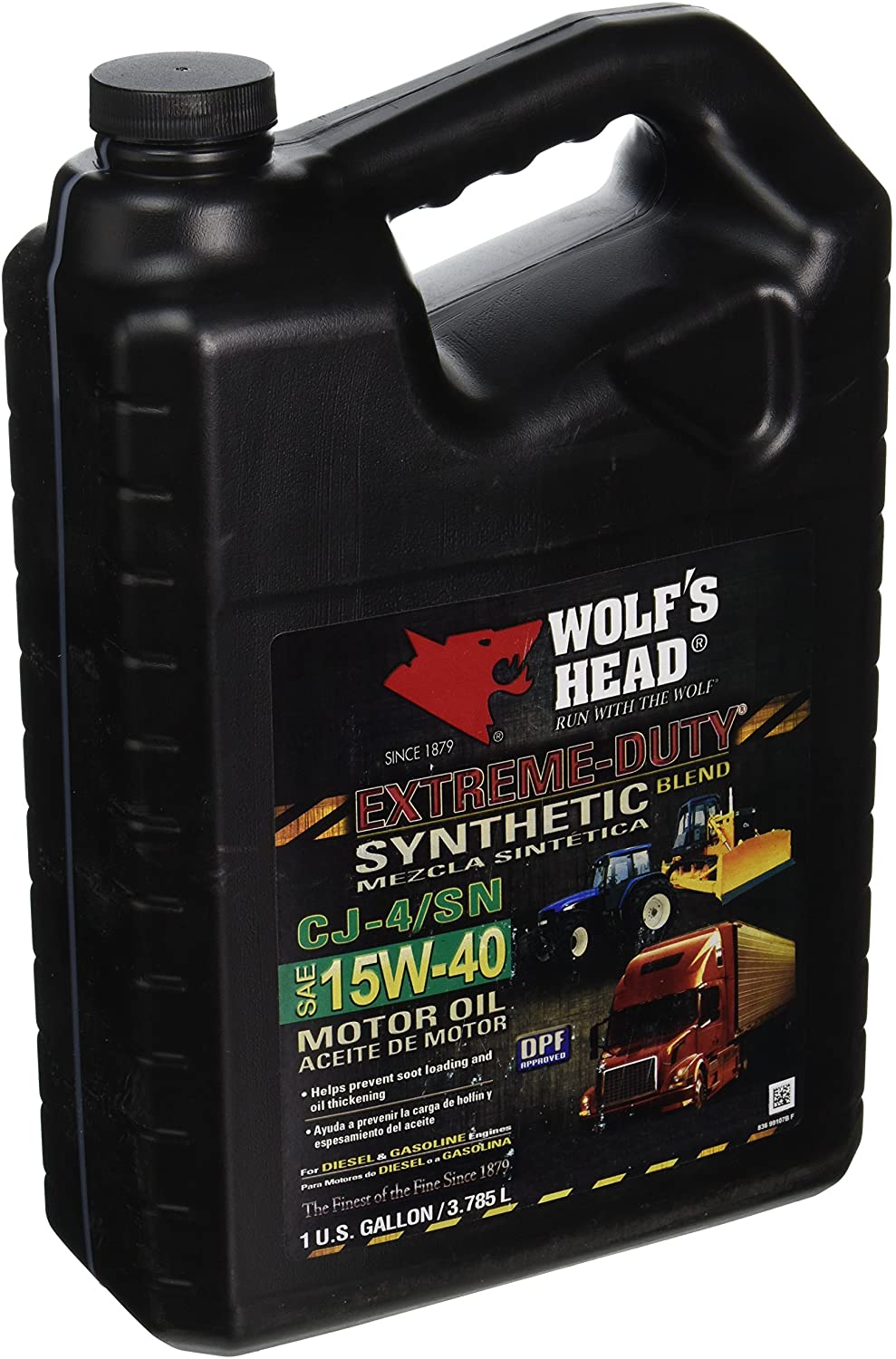 Wolf's Head 836-99107-36 Motor Oil (SYN BL 15W40)