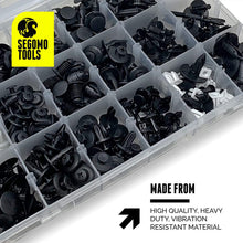 Segomo Tools 435 Piece Car Retainer, Plastic Fastener, Body Panel & Trim Clips Kit - PFK435