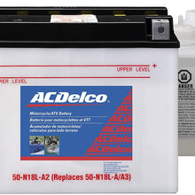 ACDelco A50N18LA2 Specialty Conventional Powersports JIS 50N-18L-A3 Battery