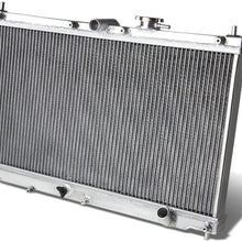 DNA Motoring RA-HA90-2 2-Row Full Aluminum Radiator
