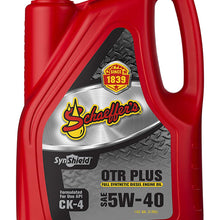 Schaeffer Manufacturing Co. 9000CK4-012 SynShield OTR Plus Full Synthetic Diesel Engine Oil 5W-40, 1-Quart Bottle (Pack of 12)