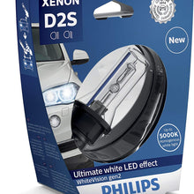 PHILIPS Xenon WhiteVision Gen2 5000K D2S HID Xenon Bulb 85122WHV2S1