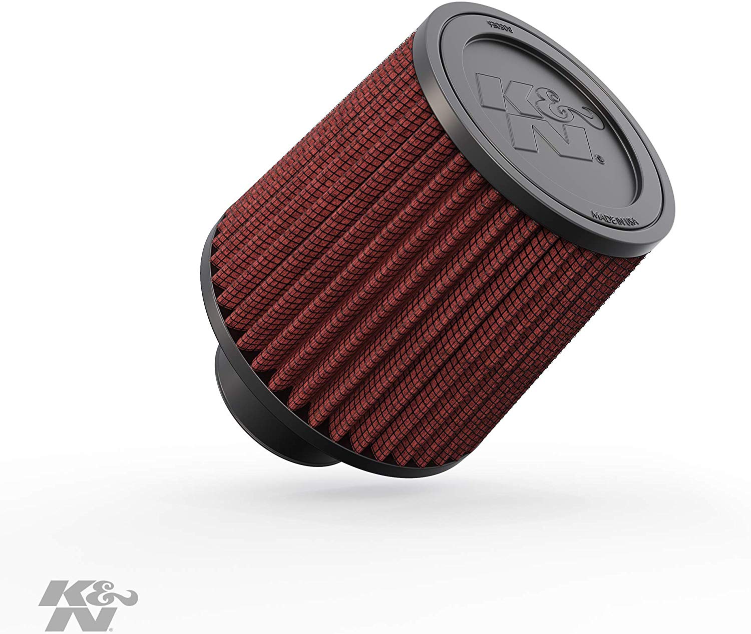 K&N Universal Clamp-On Engine Air Filter: Washable and Reusable: Round Tapered; 2.75 in (70 mm) Flange ID; 5.5 in (140 mm) Height; 6 in (152 mm) Base; 5 in (127 mm) Top , RU-4960