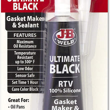 J-B Weld 32325 Ultimate Copper High Temperature RTV Silicone Gasket Maker and Sealant - 3 oz. - Copper