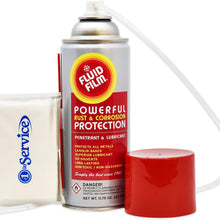 Fluid Film 11.75 oz. Spray 12-Pak, Spray can Extension Wand, Bonus Number 1 in Service Wallet Size Tissue Pack