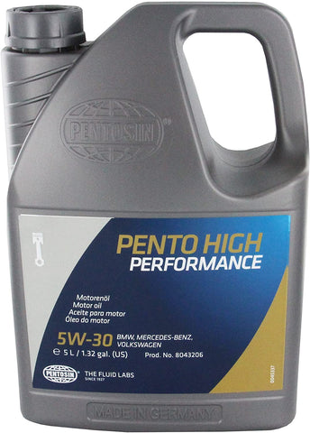 Pentosin 8043206 Pento High Performance 5W-30 Synthetic Motor Oil - 5 Liter