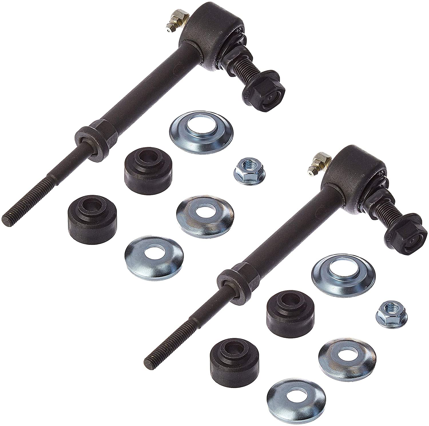Detroit Axle - Pair (2) Rear Sway Bar Links - Driver & Passenger Side - for 2010-17 Chevrolet Equinox - [2008-09 Chevrolet Equinox (V6 3.6L)] - 2010-17 GMC Terrain - [2008-09 Pontiac Torrent]