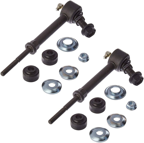 Detroit Axle - Pair (2) Rear Sway Bar Links - Driver & Passenger Side - for 2010-17 Chevrolet Equinox - [2008-09 Chevrolet Equinox (V6 3.6L)] - 2010-17 GMC Terrain - [2008-09 Pontiac Torrent]