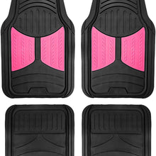 FH Group F11313GRAY Rubber Floor Mat (Gray Full Set Trim to Fit Mats)