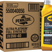 Pennzoil Ultra Platinum Full Synthetic 0W-20 Motor Oil (5-Quart, Single Pack)