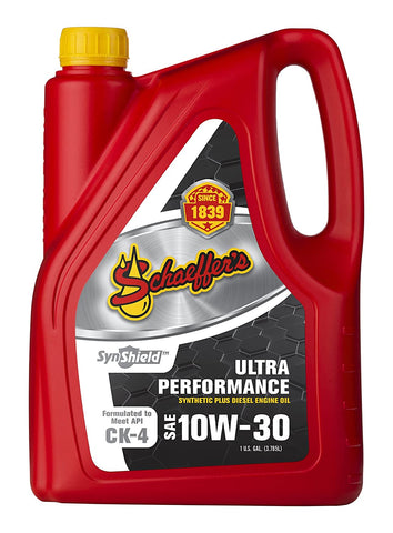 Schaeffer Manufacturing Co. 0722-006S SynShield Ultra Performance 10W-30, 1 gal, Bottle