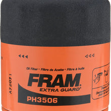 FRAM Extra Guard PH3506, 10K Mile Change Interval Spin-On Oil Filter