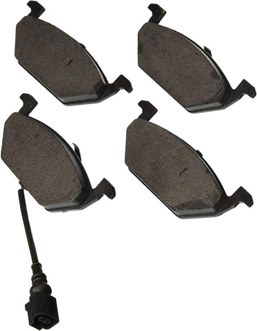 Bosch BE768AH Blue Disc Brake Pad Set with Hardware for Select Volkswagen Beetle, Golf, Jetta, and Polo Vehicles - FRONT