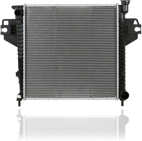 Radiator - Pacific Best Inc For/Fit 2975 07-07 Jeep Liberty 3.7L V6 Plastic Tank Aluminum Core 1Row