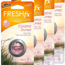 Armor All FRESHfx Car Air Freshener Vent Clip, 4-Pack (Coastal Dunes)