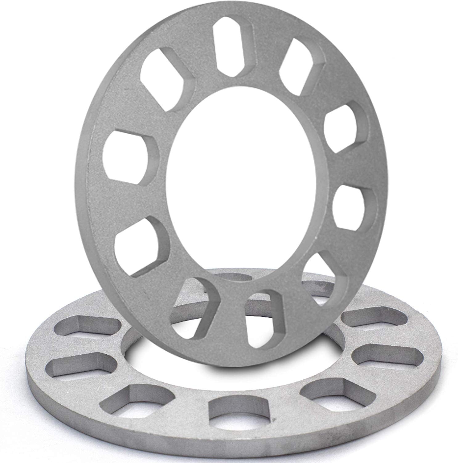 8mm Thickness Universal Wheel Spacers for 5x100mm, 5x105mm, 5x108mm (5x4.25), 5x110mm, 5x112mm, 5x114.30mm (5x4.50), 5x115mm, 5x120.65mm (5x4.75), 5x120mm