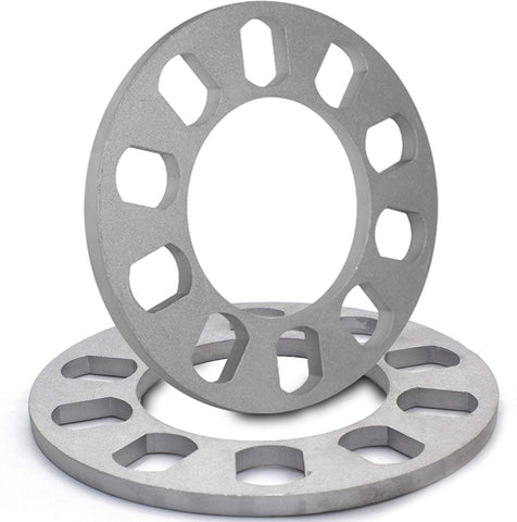 8mm Thickness Universal Wheel Spacers for 5x100mm, 5x105mm, 5x108mm (5x4.25), 5x110mm, 5x112mm, 5x114.30mm (5x4.50), 5x115mm, 5x120.65mm (5x4.75), 5x120mm