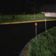 CZC AUTO Red Reflective Driveway Markers 37.5-inch Double Sided Metal Post Driveway Reflectors for Easy Visibility at Night or Any Weather 8 Pack