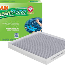 Fram Fresh Breeze - Filtro de aire para cabina Arm & Hammer Baking Soda, CF10374 para vehículos Dodge/Toyota