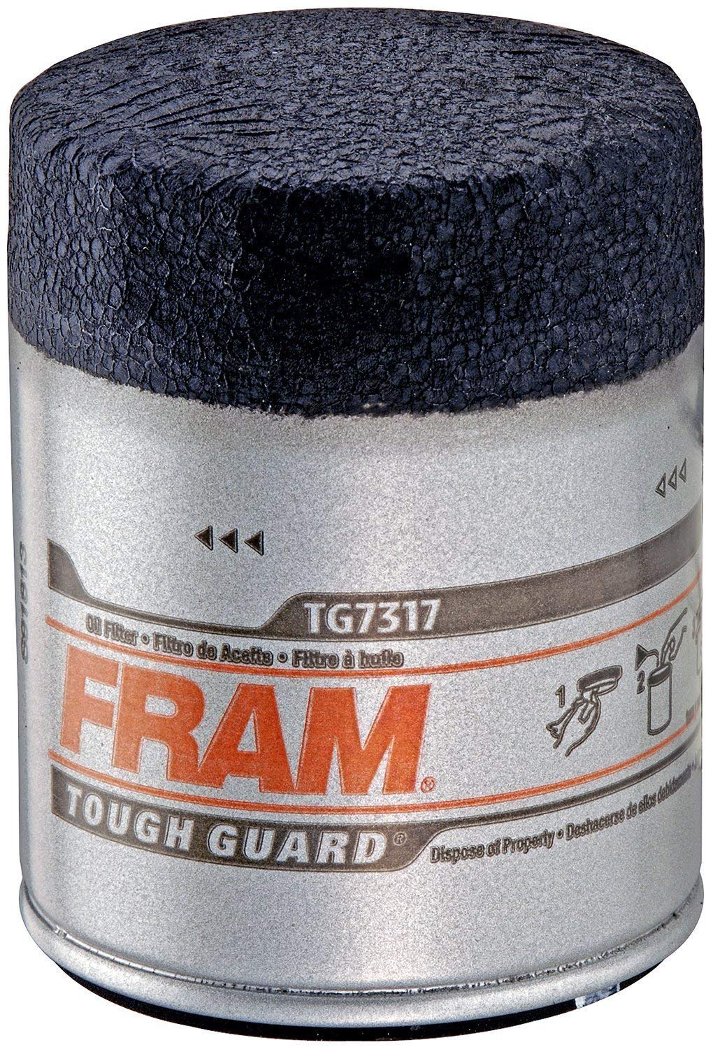 Fram TG7317 Tough Guard Passenger Car Spin-On Oil Filter (Pack of 2)