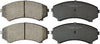 KFE KFE867-104 Ultra Quiet Advanced Premium Ceramic Brake Pad Front Set for: 2004-2011 Mitsubishi Endeavor, Montero; 2004-2004 Isuzu Rodeo, Rodeo Sport, Axiom; Honda Passport