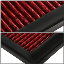 Reuseable Washable High Flow Drop-In Air Filter Replacement for 1K0129620, Red