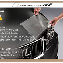 Install Proz Self Healing Universal Clear Paint Protection Bra Hood and Fender Kit (18" x 84")