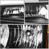 4Pcs Black Housing Amber Corner Headlight Bumper Lamps Replacement for Chevy Colorado GMC Canyon Isuzu i-Series 04-12