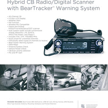 Uniden BEARTRACKER 885 Hybrid Full-Featured CB Radio + Digital TrunkTracking Police/Fire/Ambulance/DOT Scanner w/ BearTracker Warning System Alerts, 40-channel CB, 4-Watts power, 7-color display.