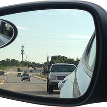 New Blind Spot Mirrors. Can be Installed Adjustable or Fixed. Car Mirror for Blind Side/Door Mirrors by Utopicar. Larger Image and Traffic Safety. Wide Angle Rear View! [Frameless Design] (2 Pack)