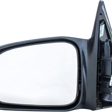 Driver Side Mirror for Honda Civic (Sedan Only) LX (2001 2002 2003 2004 2005) Unpainted Non-Heated Non-Folding Power-Operated Left Side Door Mirror Replacement - HO1320141