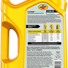 Pennzoil Platinum Full Synthetic 5W-20 Motor Oil (5-Quart, Case of 3)