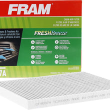 FRAM Fresh Breeze Cabin Air Filter Replacement for Car Passenger Compartment w/Arm and Hammer Baking Soda, Easy Install, CF8644A for Select Volkswagen and Audi Vehicles , white