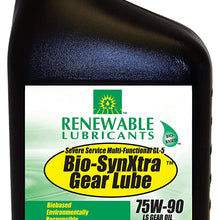 Renewable Lubricants Bio-SynXtra GL-5 LS Gear Lubricant, 1 qt Bottle