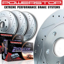 Power Stop K2798 Front & Rear Brake Kit with Drilled/Slotted Brake Rotors and Z23 Evolution Ceramic Brake Pads