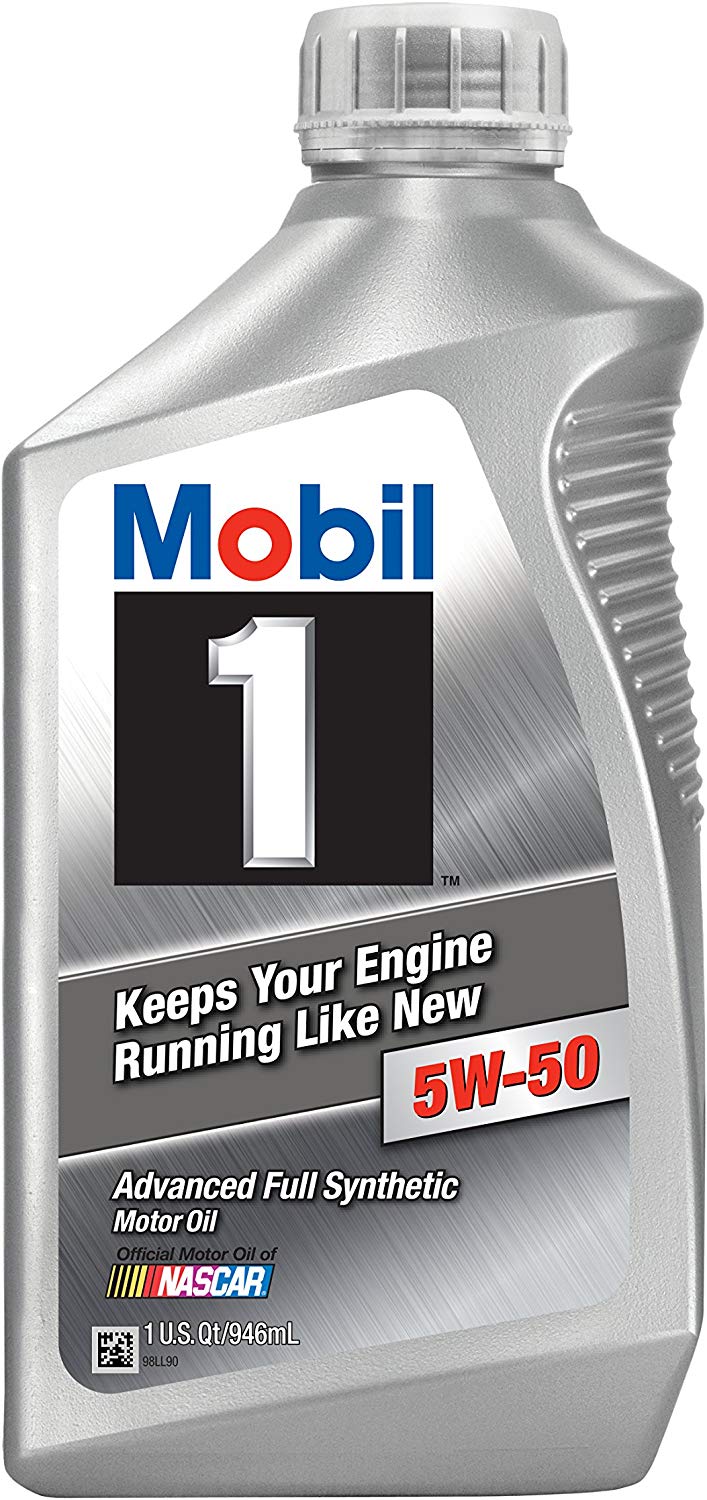 Mobil 1 106035 5W-50 Rally Formula Motor Oil - 1 Quart