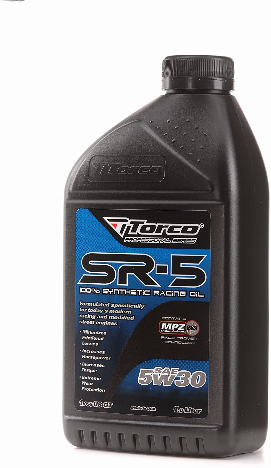 Torco A150530CE SR-5 5W-30 Synthetic Oil - 1 Liter Bottle