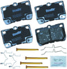 Bendix Premium Copper Free CFC1113 Ceramic Brake Pad (with Installation Hardware Rear)