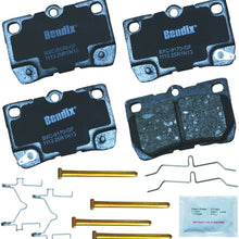 Bendix Premium Copper Free CFC1113 Ceramic Brake Pad (with Installation Hardware Rear)